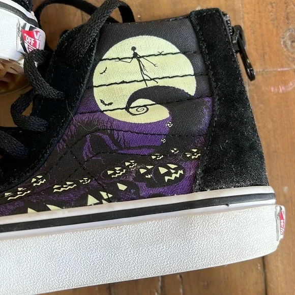 Vans Disney nightmare before Christmas glow in the dark high tops - Picture 3 of 15